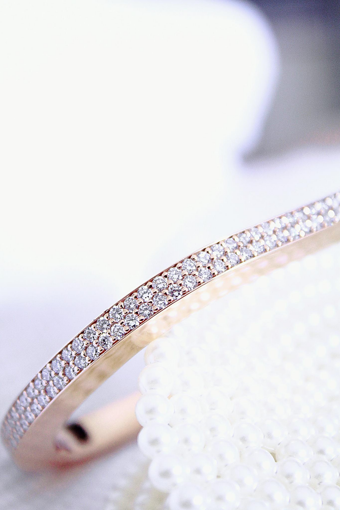 Tiffany Model Bangle in 18kt Rose Gold